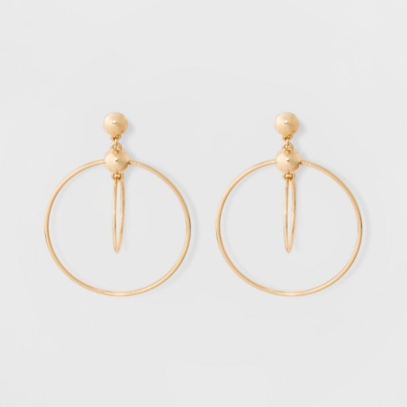 Sugarfix Jewelry - SUGARFIX by BaubleBar Modern Hoop Earrings - Gold
